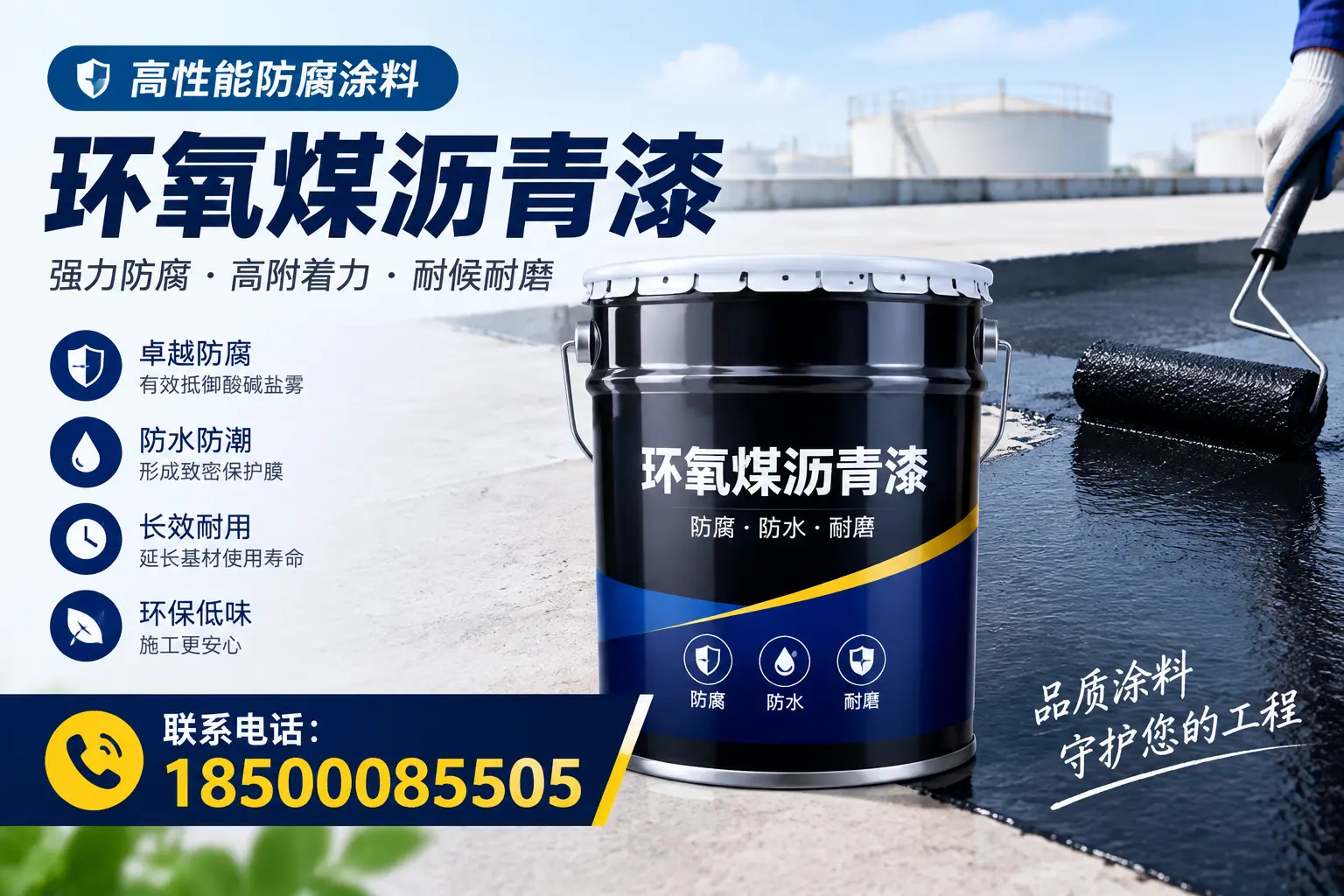 环氧煤沥青漆与水性涂料的比较，适合保定的选择