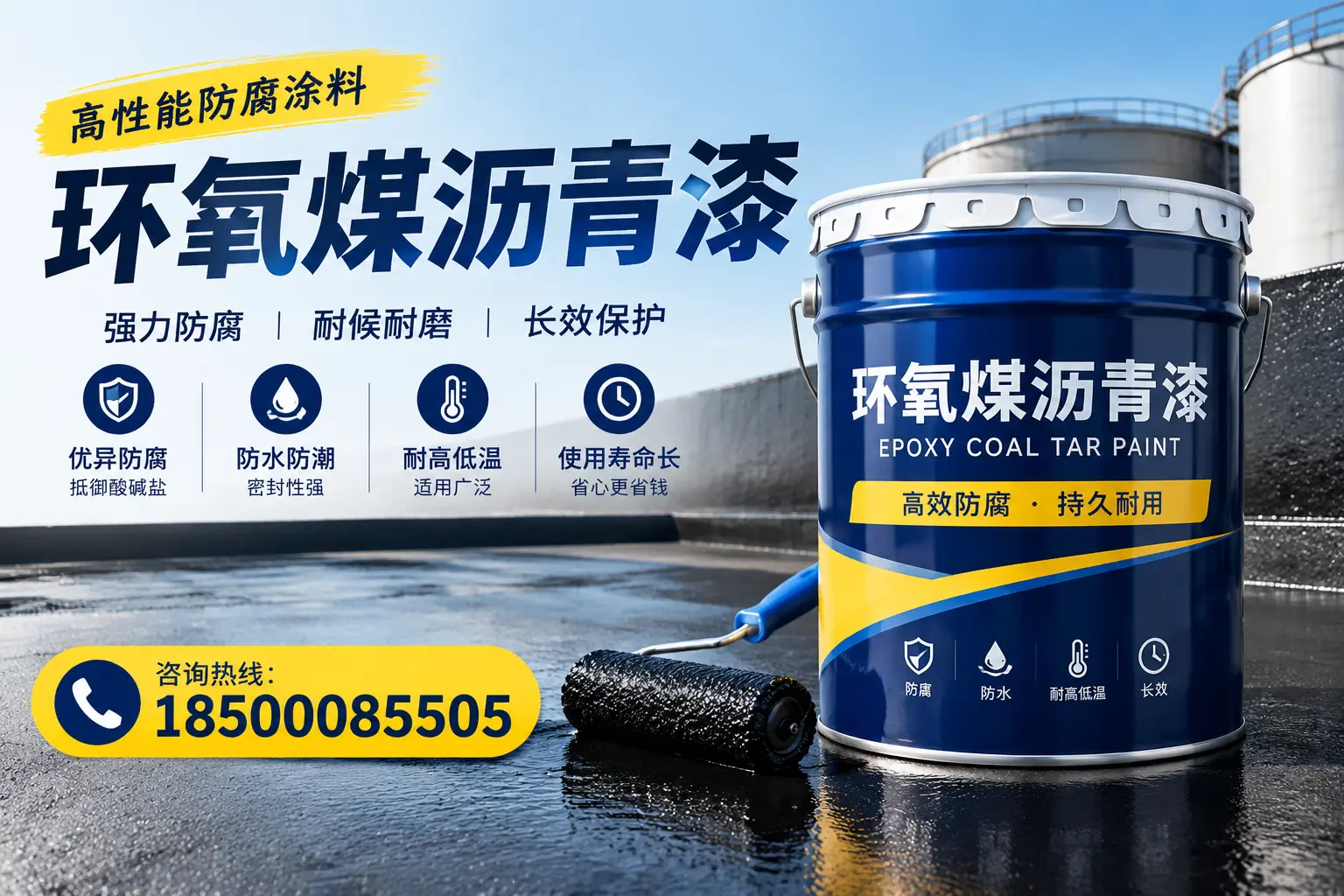 环氧煤沥青漆的行业应用案例分享